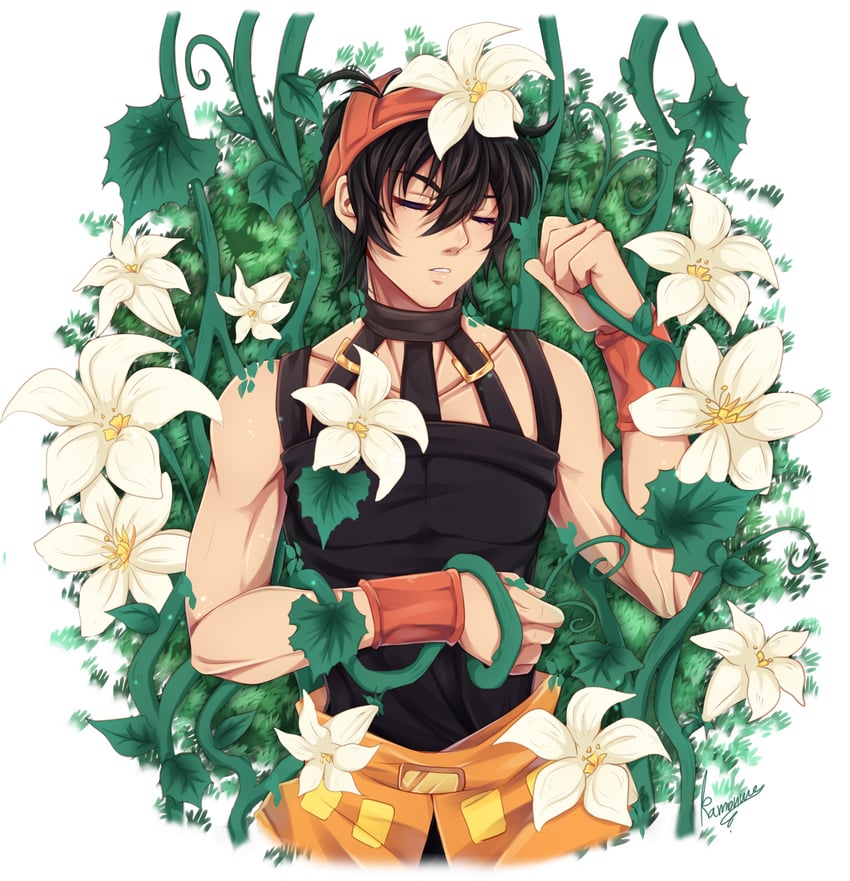 narancia ghirga (jojo no kimyou na bouken and 1 more) drawn by ren_ayume
