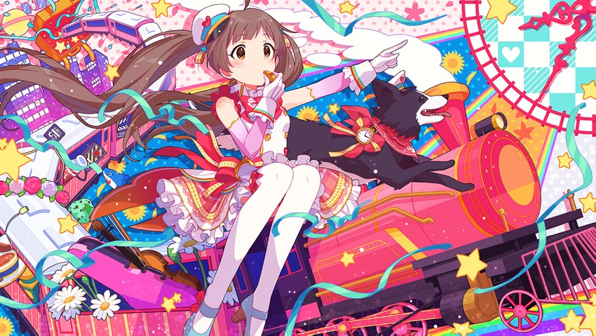 hakozaki serika and junior (idolmaster and 2 more)