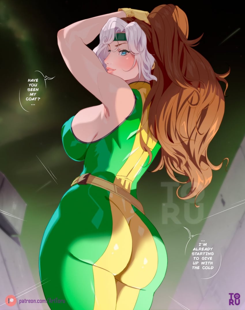 rogue (marvel and 1 more) drawn by arttoru