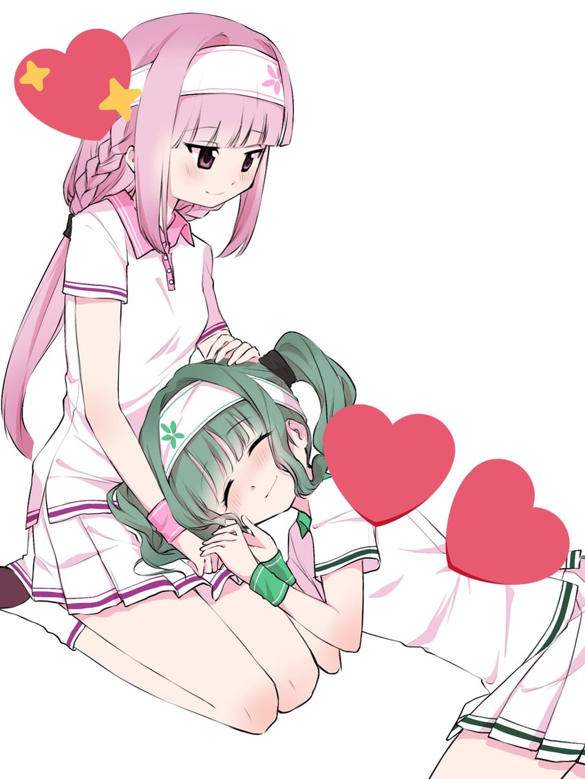 tamaki iroha and futaba sana (mahou shoujo madoka magica and 1 more) drawn by yumiao79