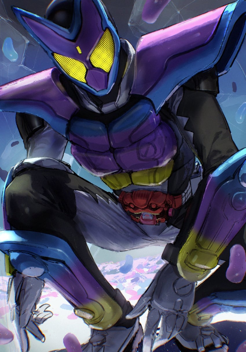 kamen rider gavv and gochizo (kamen rider and 1 more) drawn by ikanyoikanikan