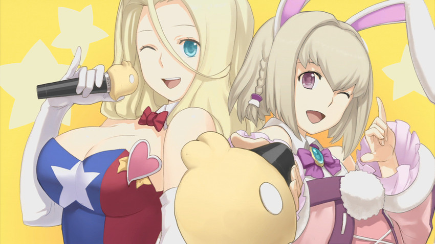 saki and salapator (ar tonelico and 1 more) drawn by nagi_ryou
