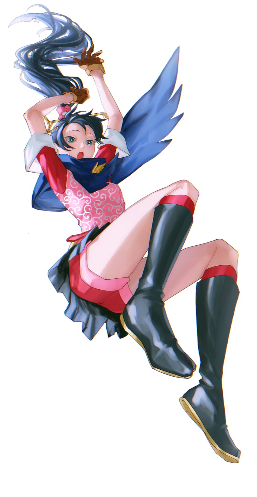 kay faraday (ace attorney and 1 more) drawn by yymmawo_vv2