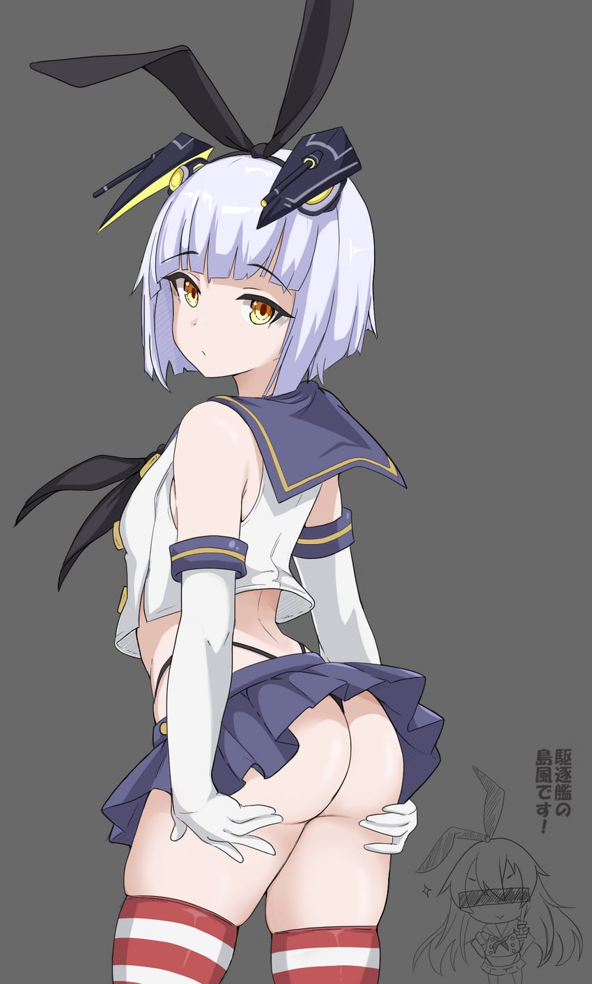 shimakaze and explorer (kantai collection and 1 more) drawn by jaggi_95