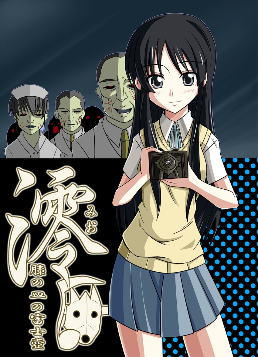 akiyama mio (k-on! and 2 more) drawn by nishi_koutarou