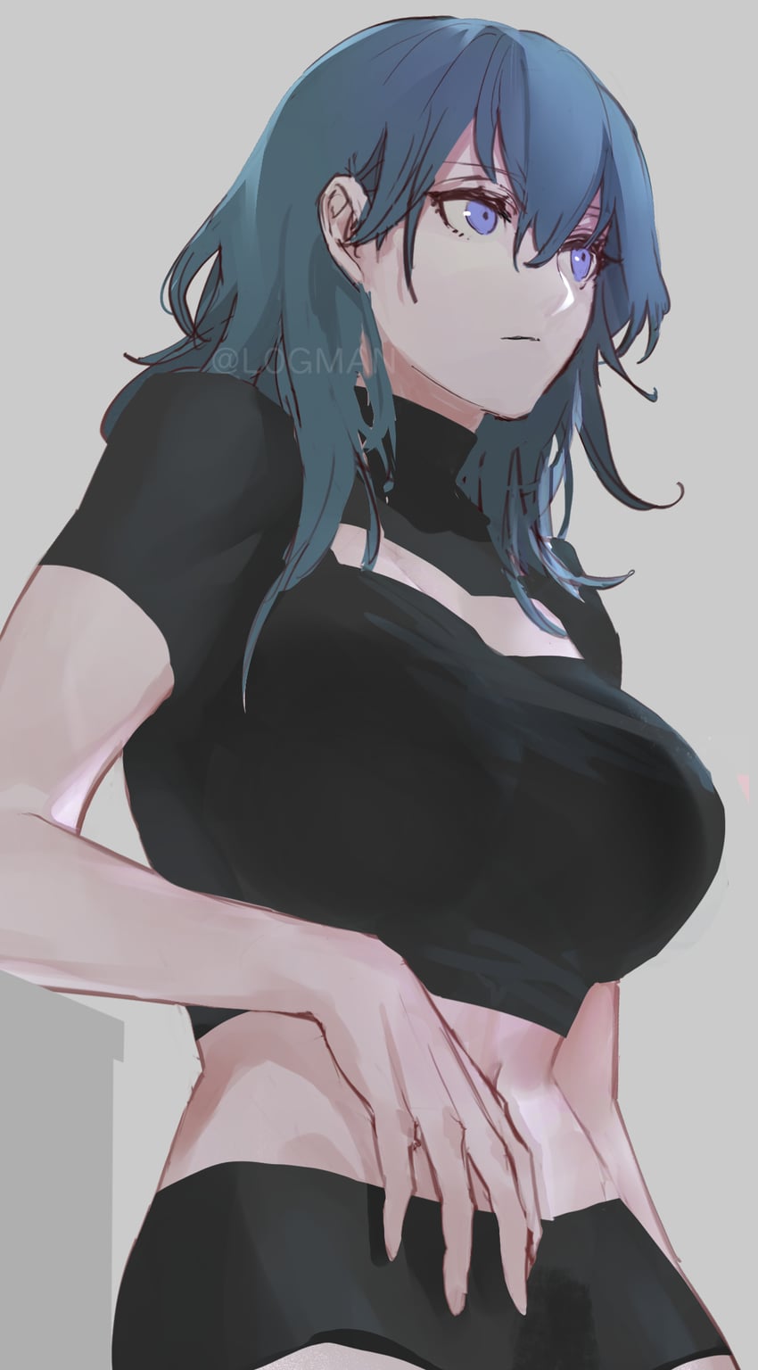 female byleth (fire emblem and 1 more) drawn by l0gman