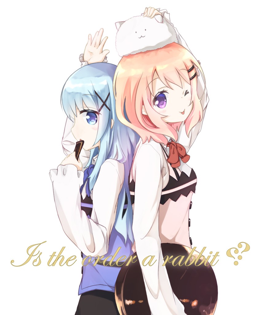 kafuu chino, hoto cocoa, and tippy (gochuumon wa usagi desu ka?) drawn by sisochair