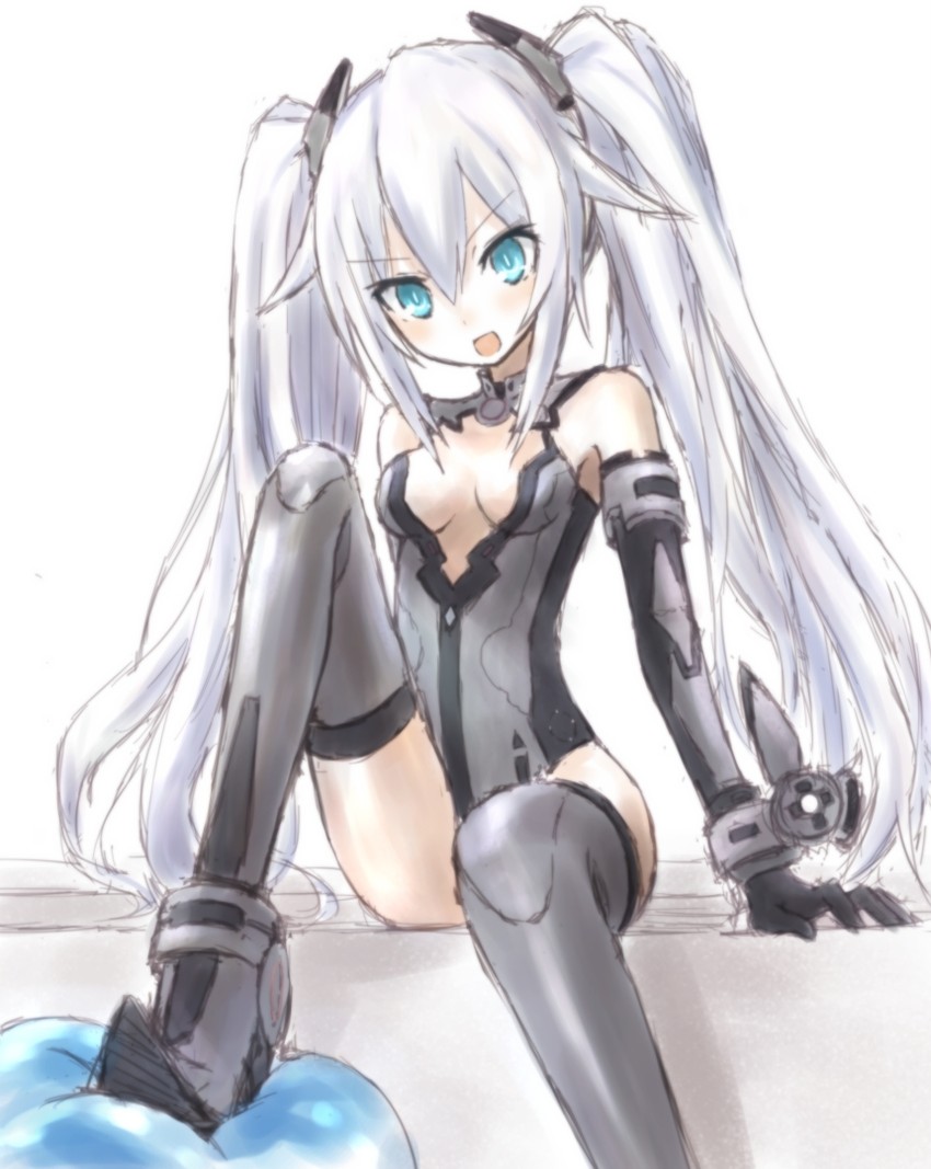 black heart and dogoo (neptune and 1 more) drawn by buran_(kure)