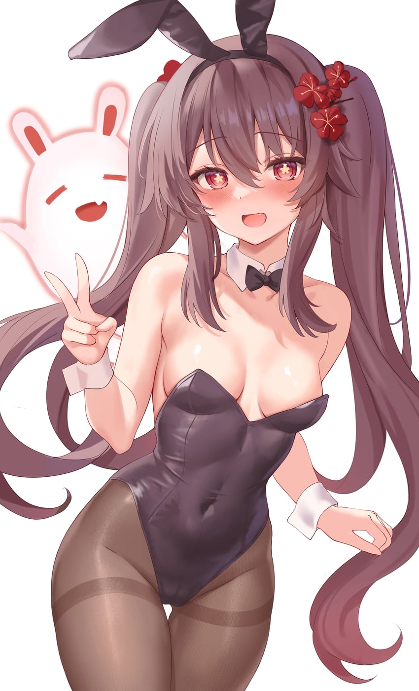 hu tao and boo tao (genshin impact) drawn by hayasaka_(a865675167774)