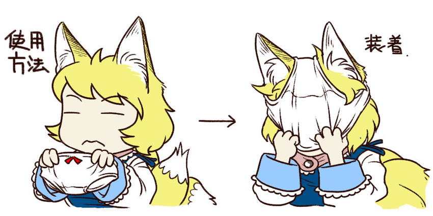 yakumo ran (touhou) drawn by yukaran_nosuke