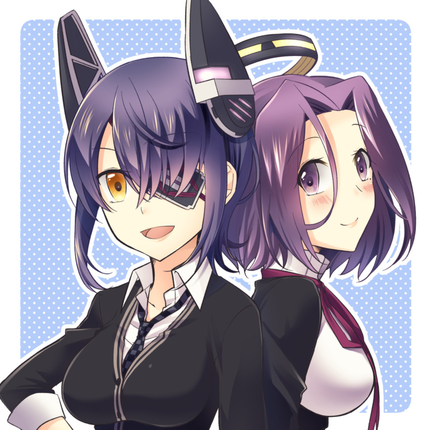 tenryuu and tatsuta (kantai collection) drawn by kotobuki_(momoko_factory)
