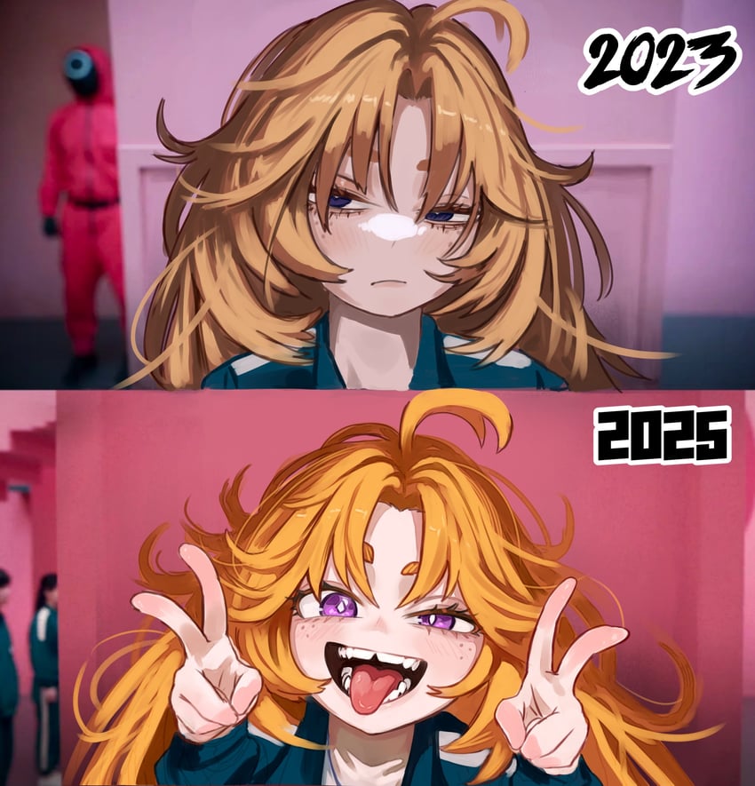 original and 1 more drawn by vlizz