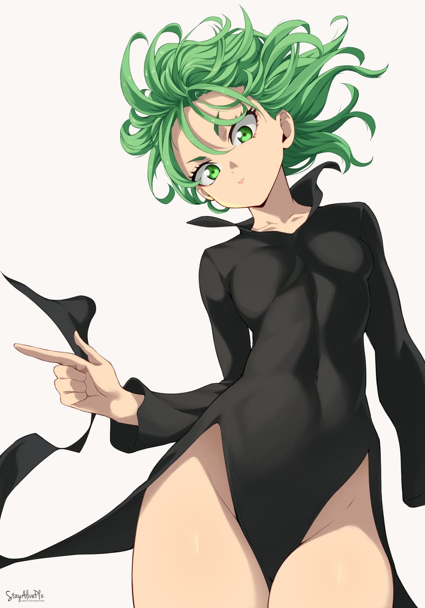 tatsumaki (one-punch man) drawn by stayaliveplz