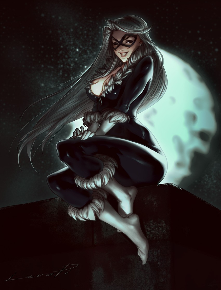 black cat and felicia hardy (marvel and 1 more) drawn by aleriia_v