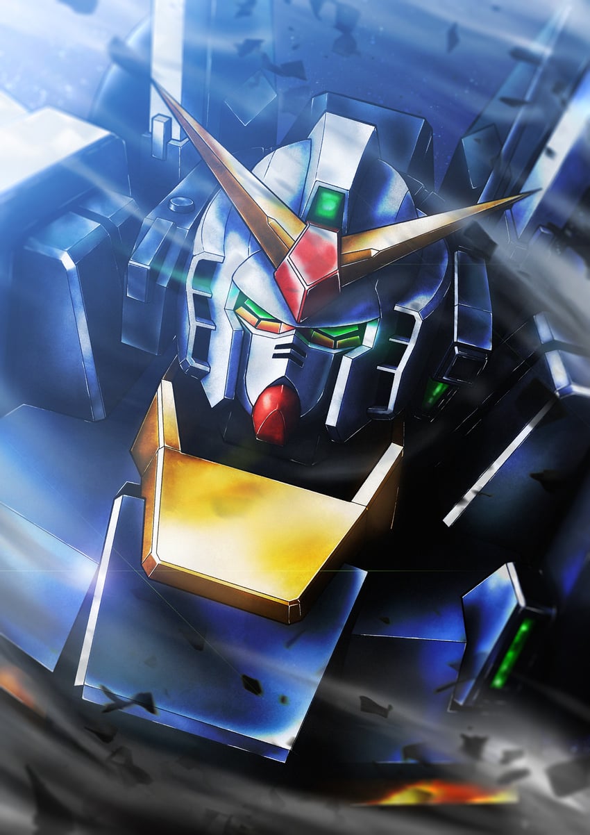 gundam mk ii (gundam and 1 more) drawn by sunflower_(tomodog422)