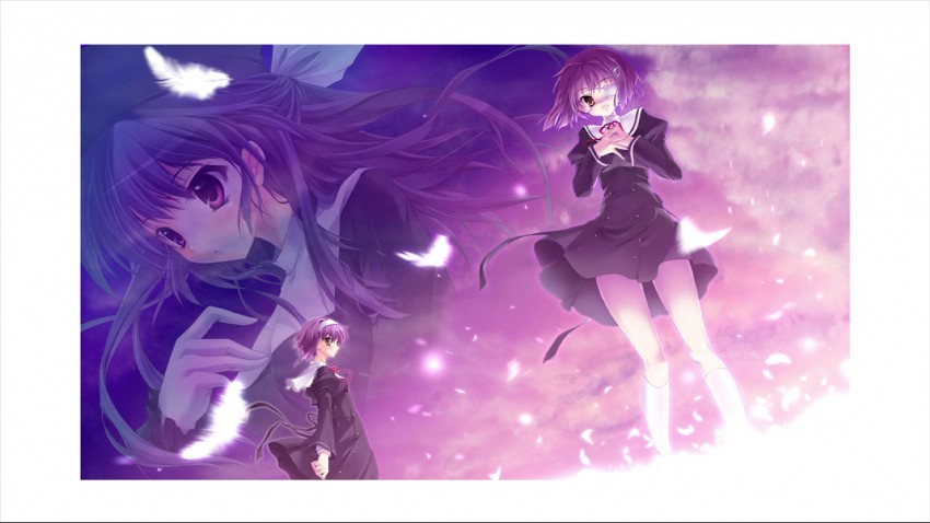 shindou chihiro, amamiya yuuko, and shindou kei (ef) drawn by izumi_tsubasu