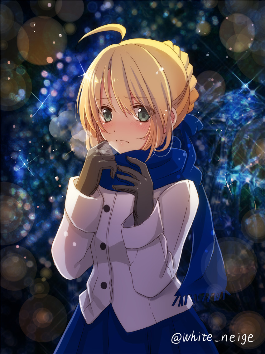 artoria pendragon and saber (fate and 1 more) drawn by serino_itsuki