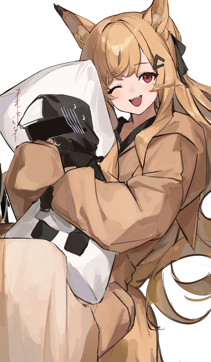 doctor and ceobe (arknights) drawn by shiro_wa_(shiroshironix)
