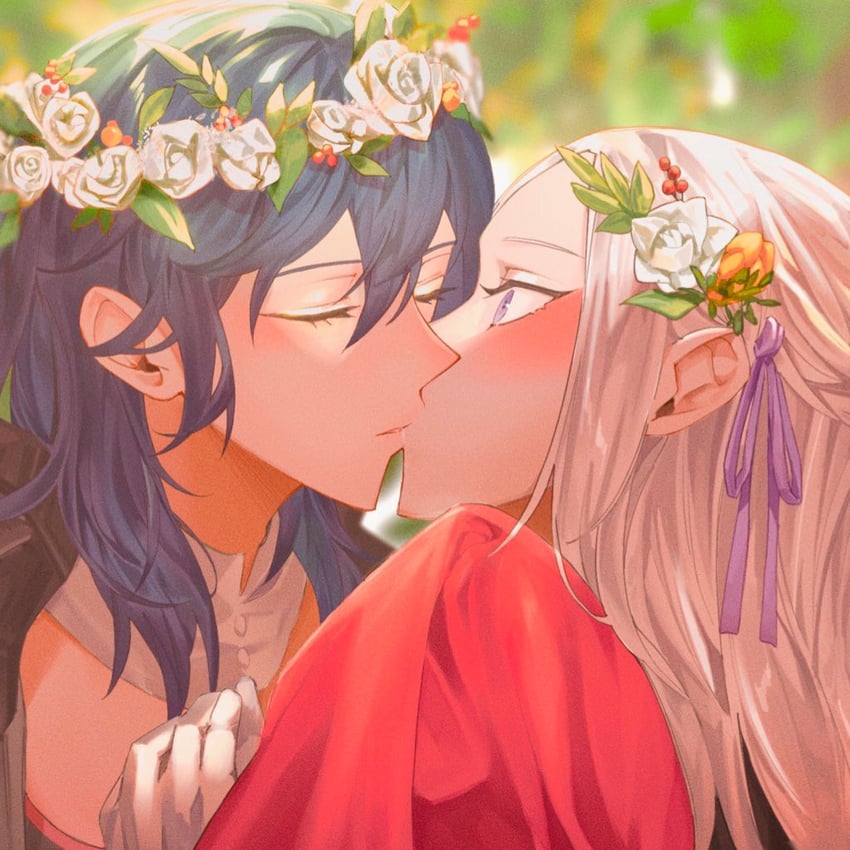 female byleth and edelgard von hresvelg (fire emblem and 1 more) drawn by toho10min