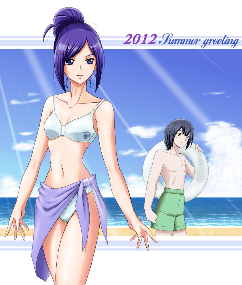 aono miki and minami shun (precure and 1 more) drawn by moritakusan