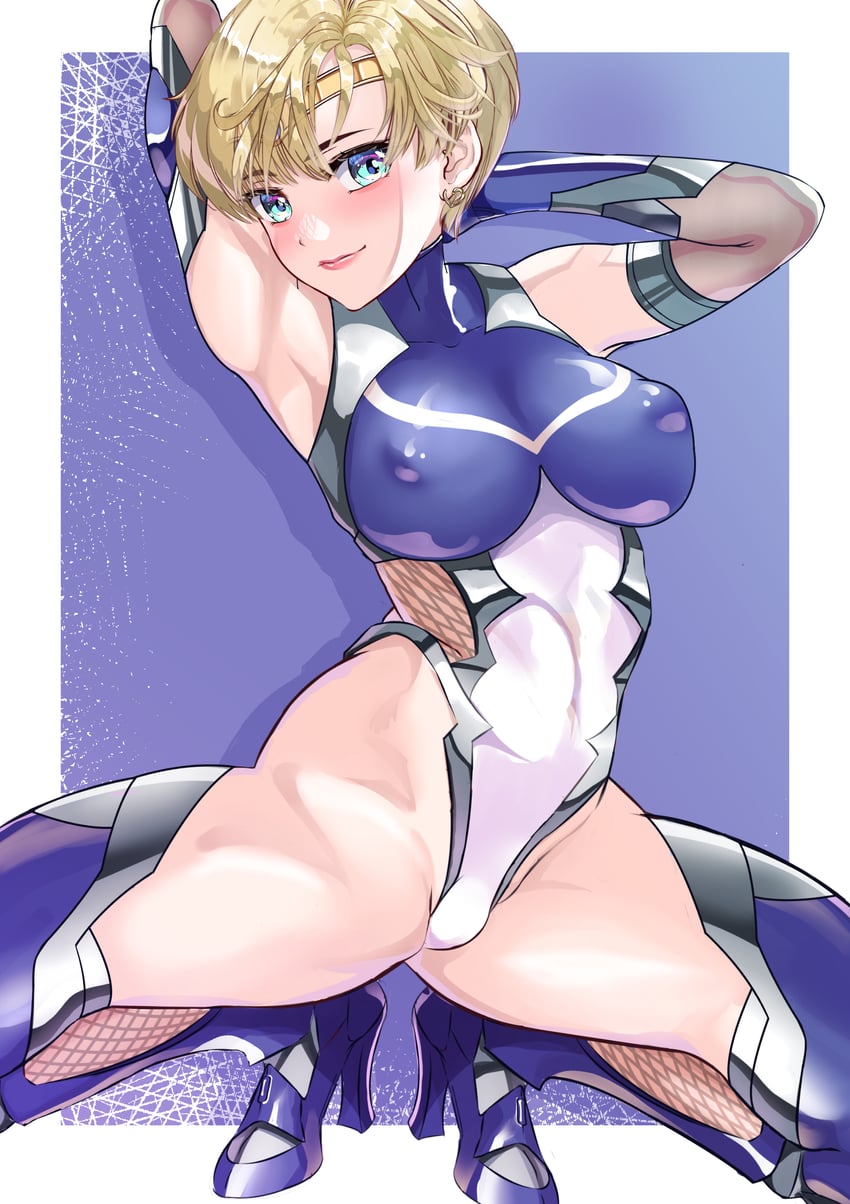 ten'ou haruka and sailor uranus (bishoujo senshi sailor moon and 1 more) drawn by arion_canvas