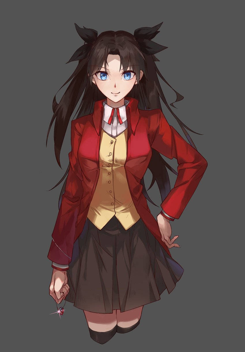tohsaka rin (fate and 1 more) drawn by ayrshine