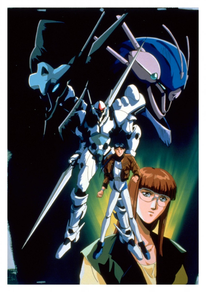 orgun, shindou tomoru, kanzaki michi, evoluder lang, and evoluder leave (detonator orgun)