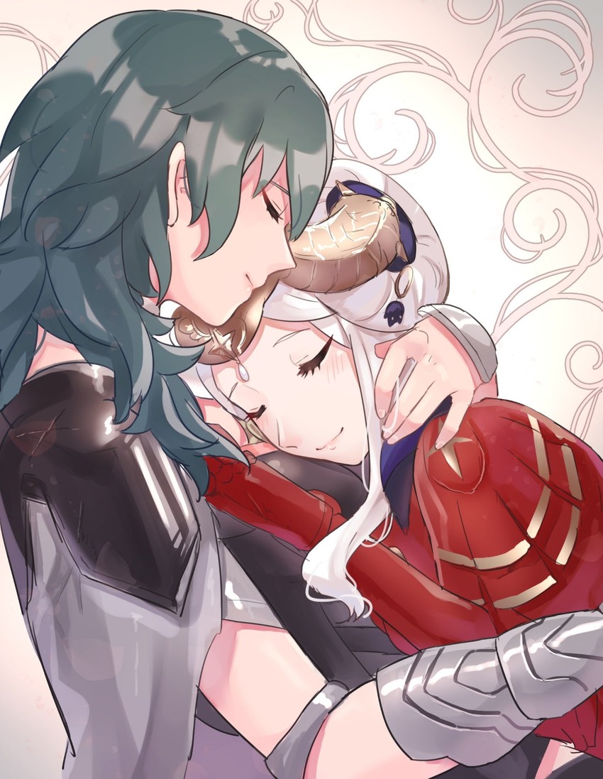 female byleth and edelgard von hresvelg (fire emblem and 1 more) drawn by sakuramotikun