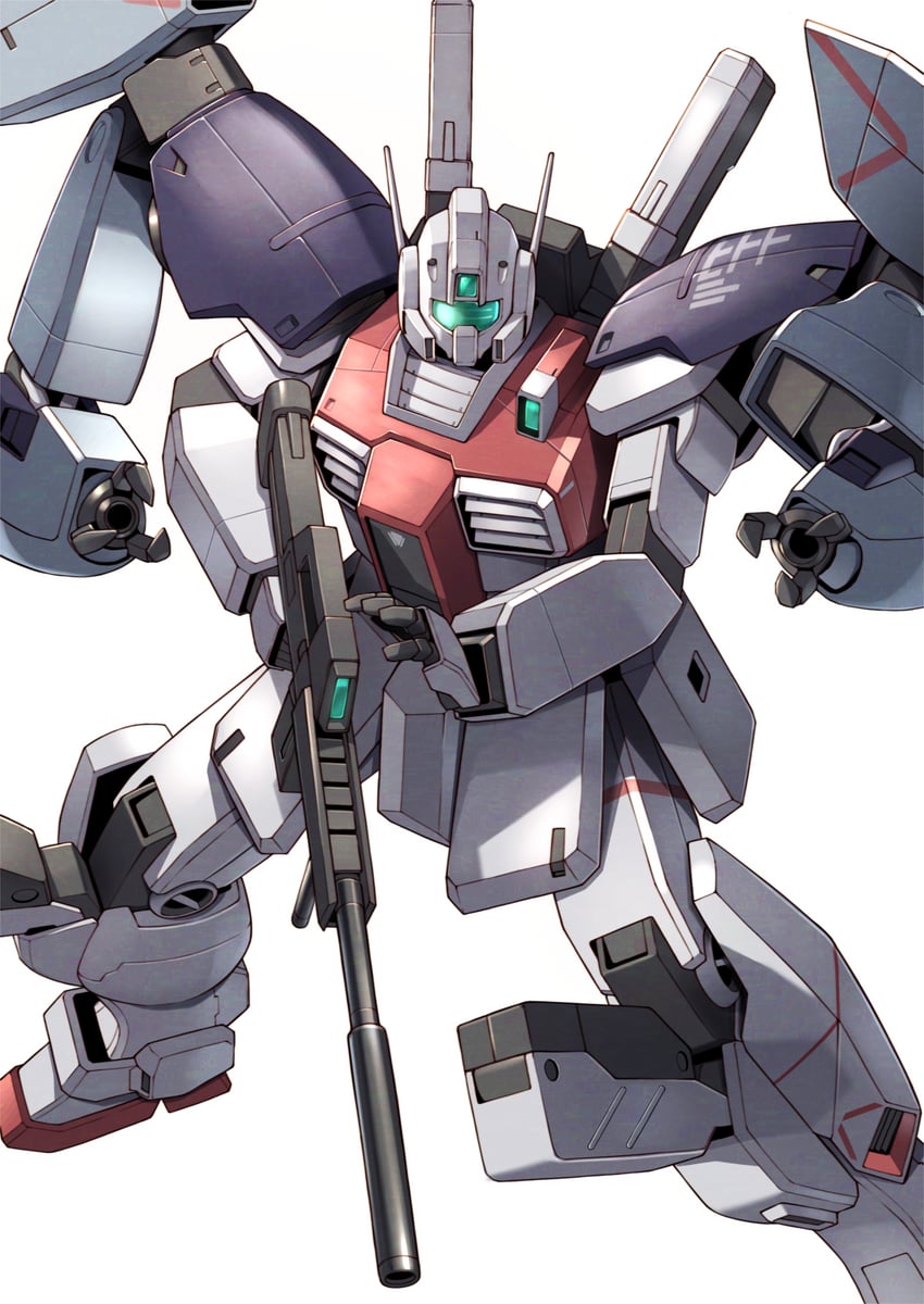 gm iii, byalant, and byalant custom (gundam and 2 more) drawn by takahashi_masaki