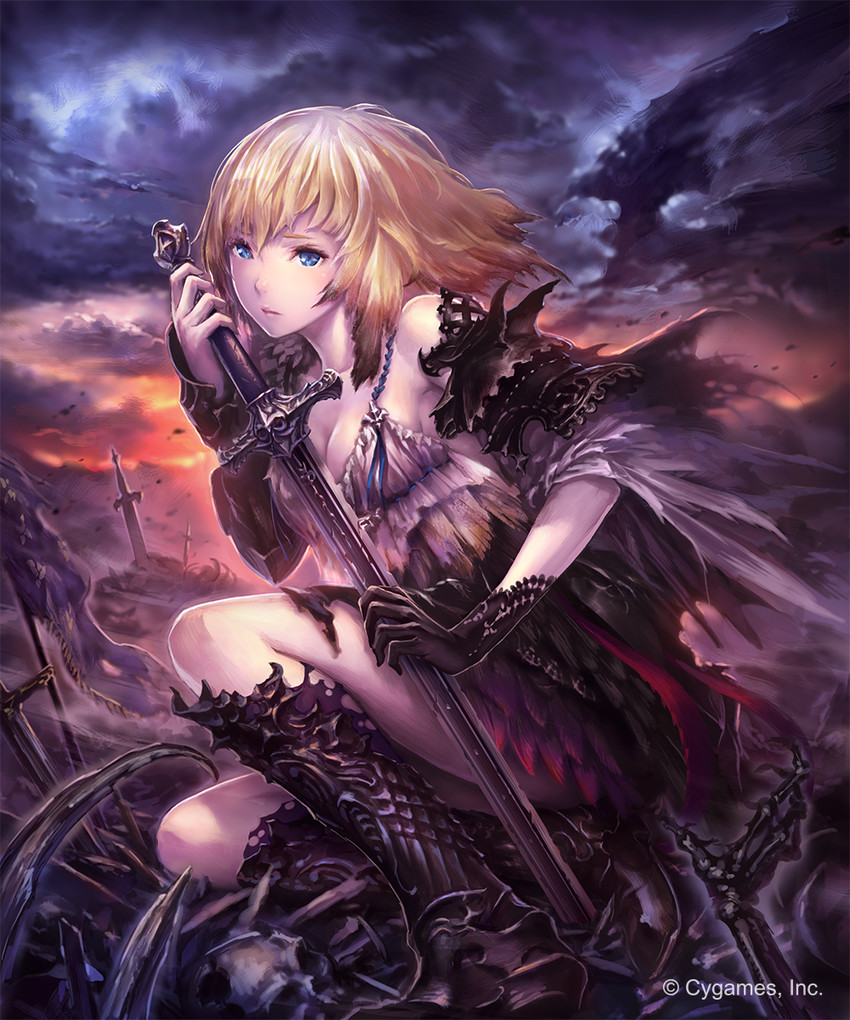 jeanne d'arc (shingeki no bahamut and 2 more) drawn by hisakata_souji