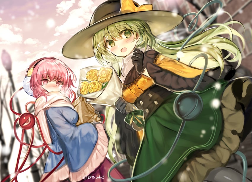 komeiji koishi and komeiji satori (touhou) drawn by fuepo