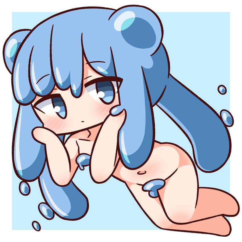 half slime-chan (original) drawn by hana_kazari