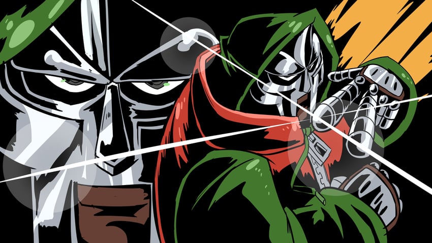 mf doom (real life and 1 more) drawn by deputy_rust