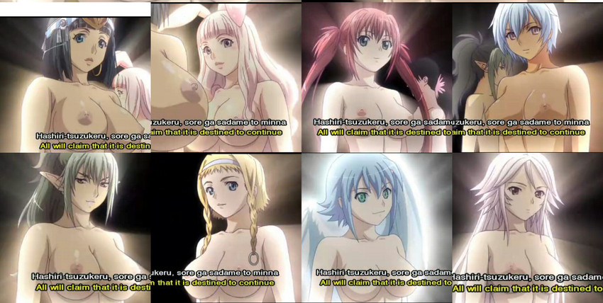 airi, leina, cattleya, menace, exiled warrior leina, and 12 more (queen's blade)