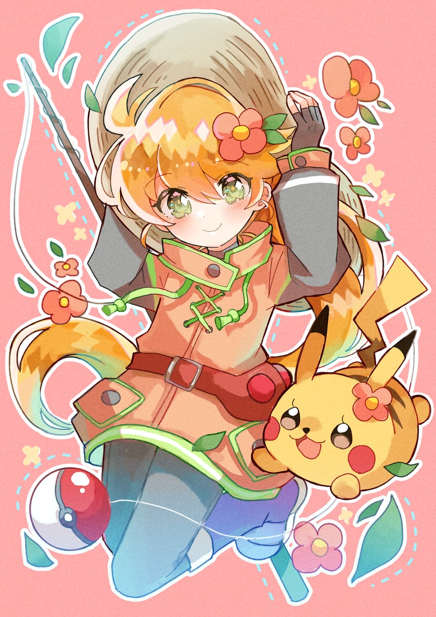 pikachu, yellow, and chuchu (pokemon and 1 more) drawn by biko0205
