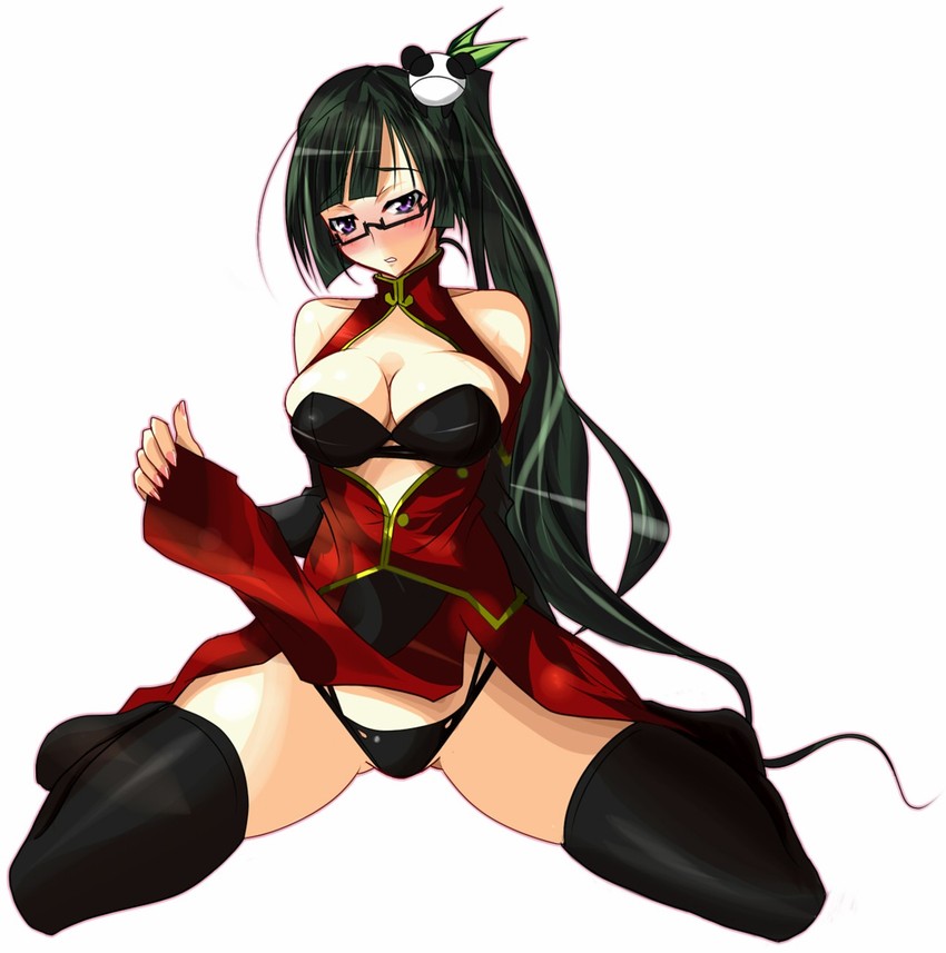 litchi faye ling and lao jiu (blazblue) drawn by suzuna_rin