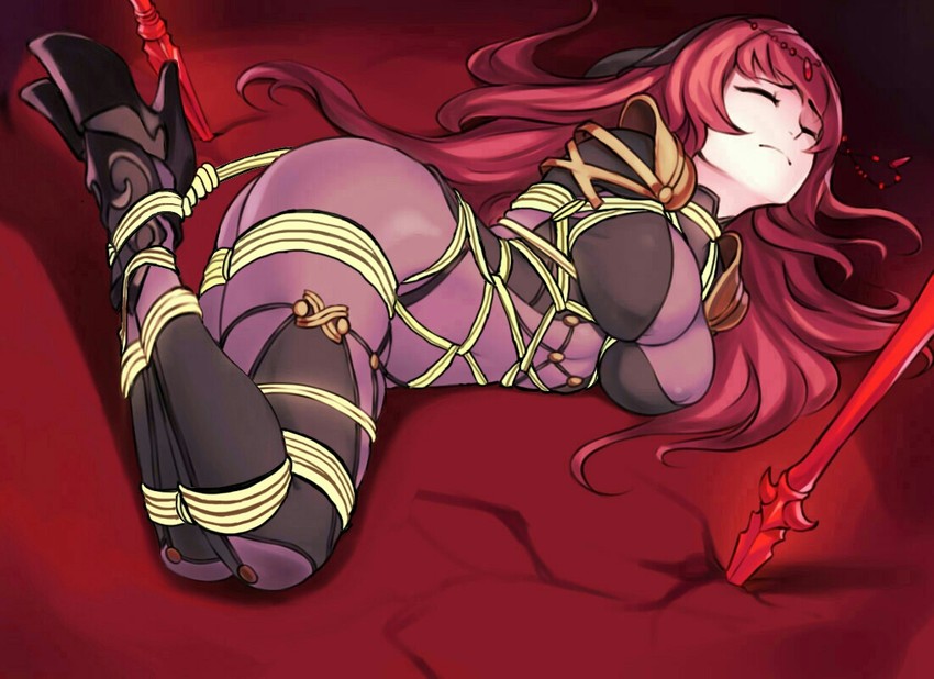 scathach (fate and 1 more) drawn by le...233333..