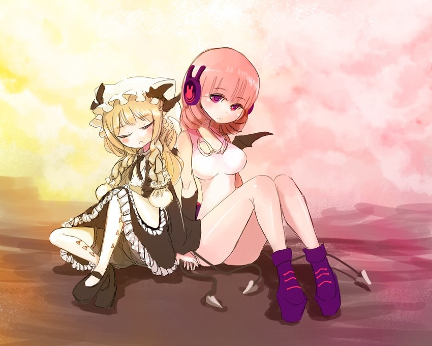 swim swim and nokko-chan (mahou shoujo ikusei keikaku and 1 more) drawn by coatifan