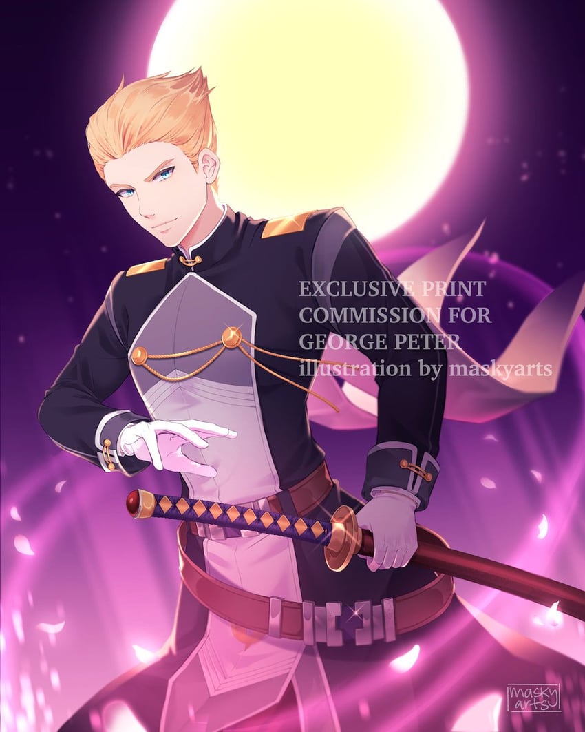 alan richard (eiyuu densetsu and 1 more) drawn by maskyarts