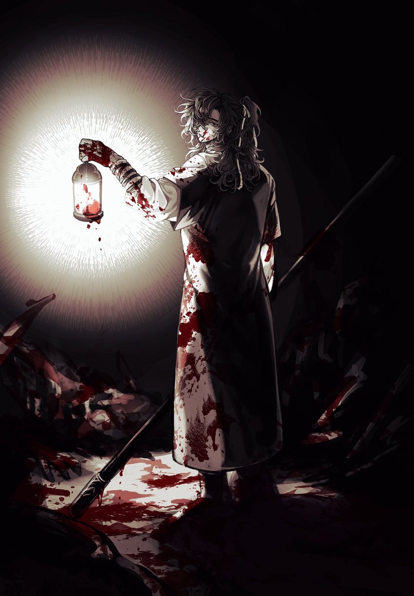 lee jaha (return of the mad demon) drawn by falling_shark