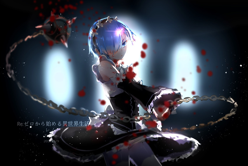 rem (re:zero kara hajimeru isekai seikatsu) drawn by thyme_(4749874974)