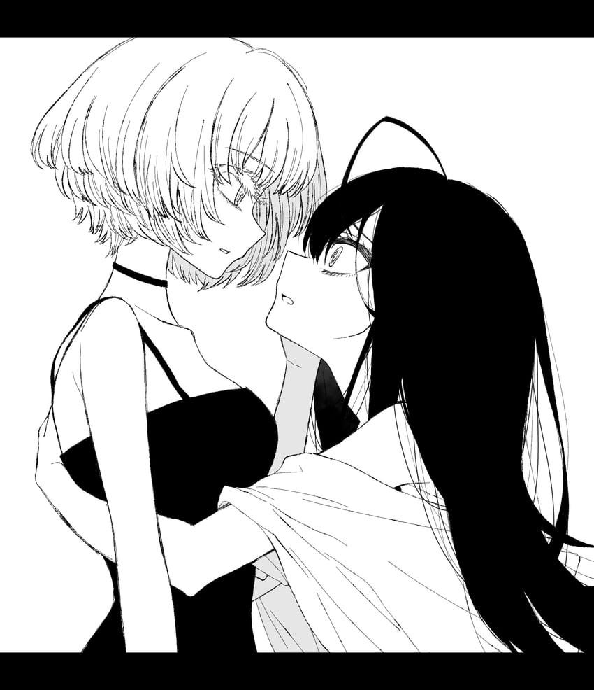 momoshiro chiyoko and yonagi kei (act-age) drawn by sou_(mgn)