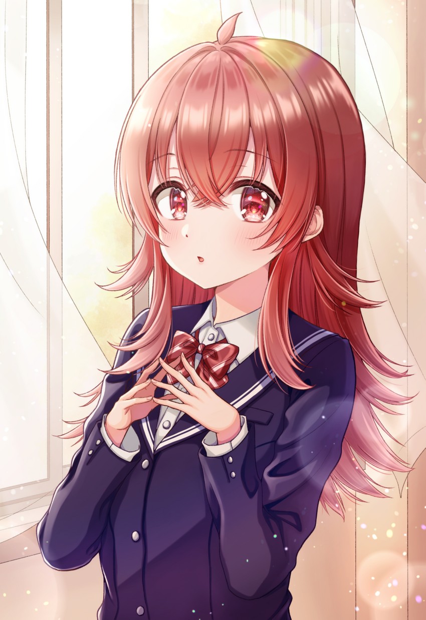 komiya kaho (idolmaster and 1 more) drawn by hiiragi_kei