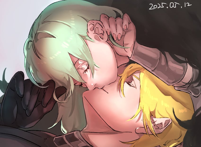 dimitri alexandre blaiddyd and female byleth (fire emblem and 1 more) drawn by rimo67200894