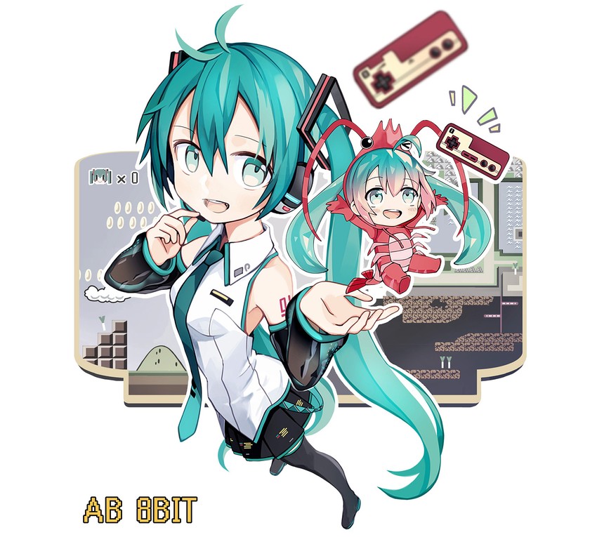 hatsune miku (vocaloid) drawn by kari_kenji