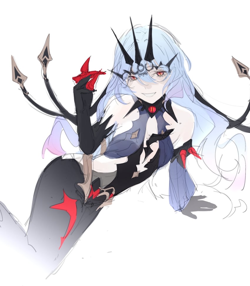 mobius and herrscher of corruption (honkai and 1 more) drawn by crysangria