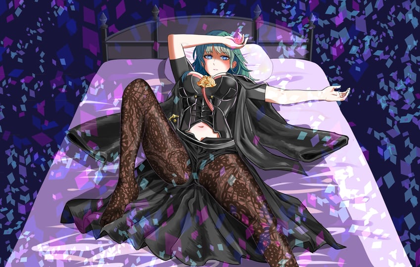 female byleth (fire emblem and 1 more) drawn by nijiteru