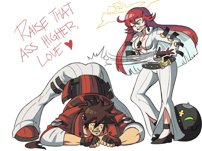 jack-o' valentine and sol badguy (guilty gear and 1 more) drawn by tina_fate