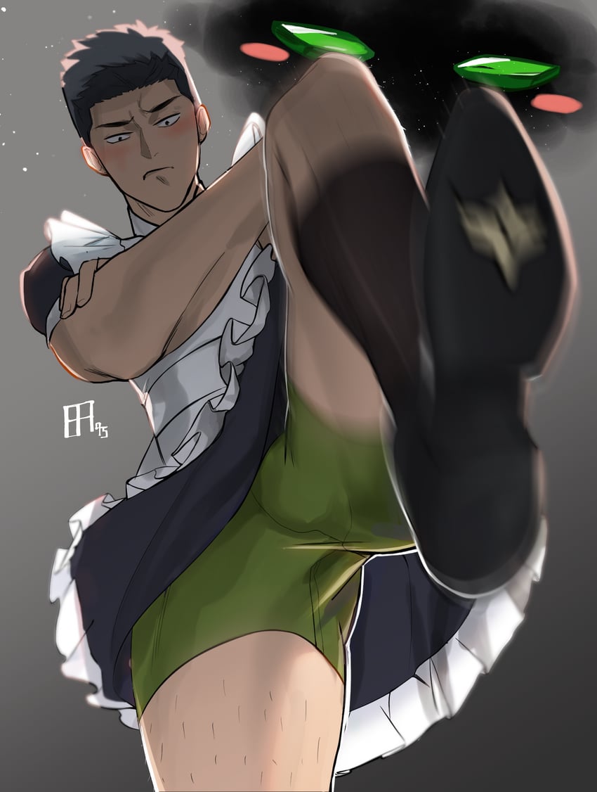 ao isami and bravern (yuuki bakuhatsu bang bravern) drawn by 95_guo