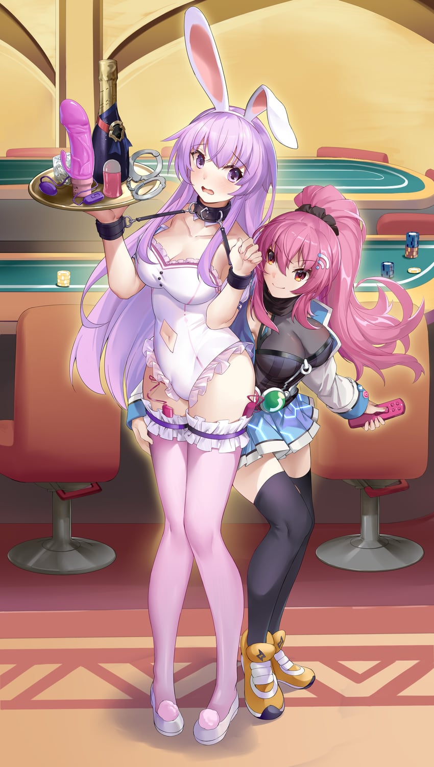 nepgear and maho (neptune and 1 more) drawn by 463_jun
